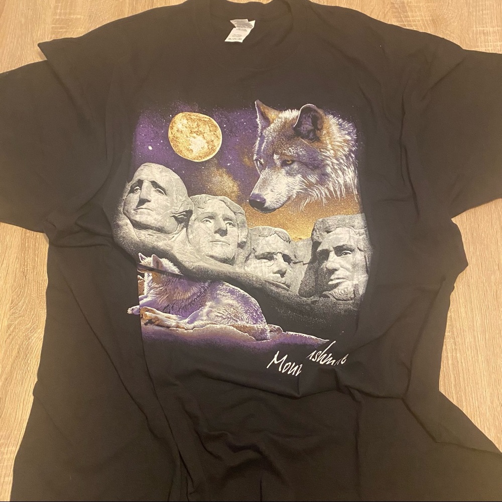Animal Wolf Graphic Tee Size 2XL